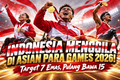 Indonesia Menggila di Asian Para Games 2026! Target 7 Emas, Pulang Bawa 15