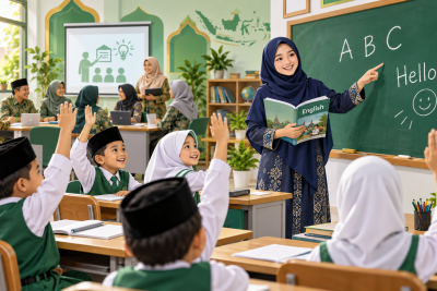 Bahasa Inggris Jadi Pelajaran Wajib Kelas 3 MI, Kemenag Latih 6.000 Guru