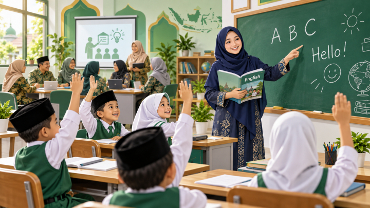 Bahasa Inggris Jadi Pelajaran Wajib Kelas 3 MI, Kemenag Latih 6.000 Guru