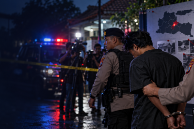 Ditangkap di Jombang, Ini Tampang Suami Sadis Pembunuh Istri dan Anak di Madiun