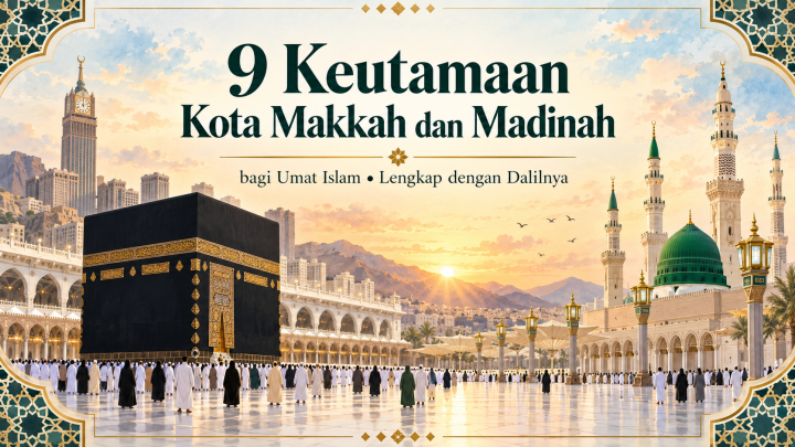 9 Keutamaan Kota Makkah dan Madinah bagi Umat Islam, Lengkap dengan Dalilnya