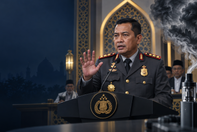 Kapolri Minta MUI Terbitkan Fatwa Haram Vape: Salah Satu Sumber Malapetaka