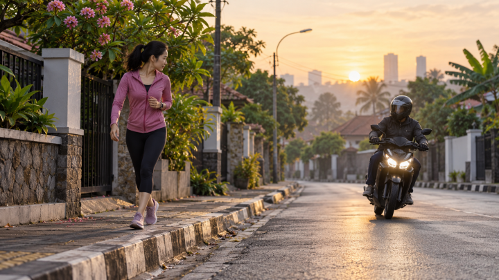 Kronologi Perempuan di Tambun Bekasi Tewas Tertabrak Motor, Diseruduk saat Jogging