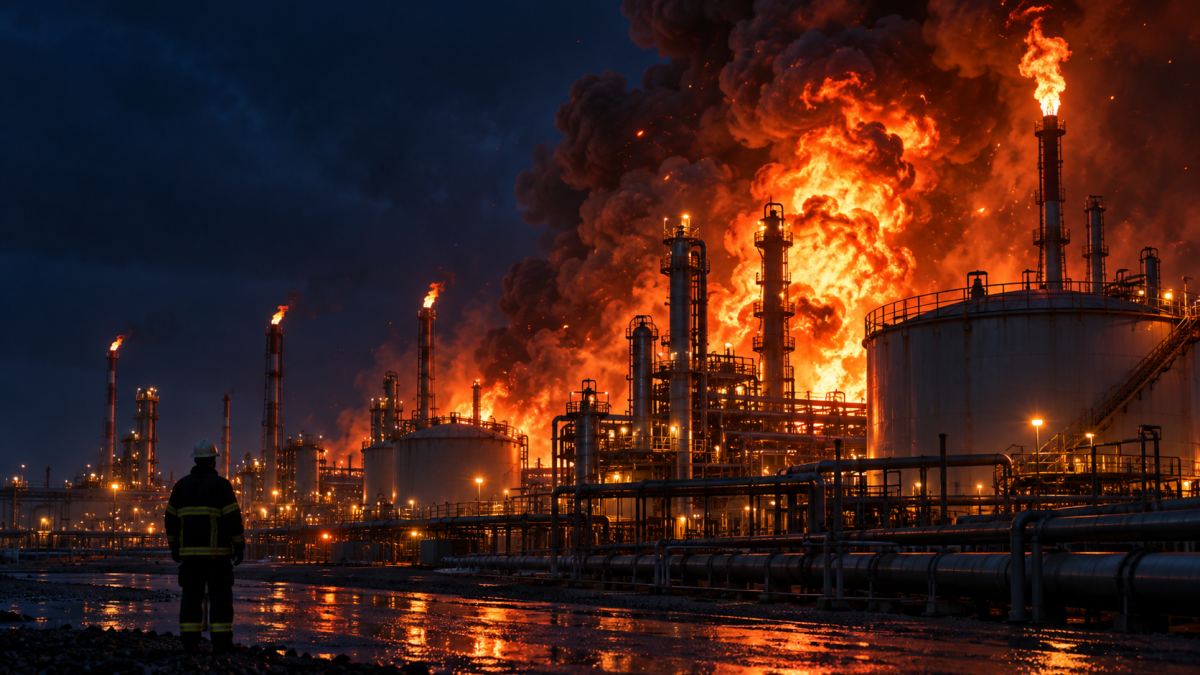 Fasilitas Minyak Aramco Arab Saudi Terbakar Hebat, Ulah Houthi?