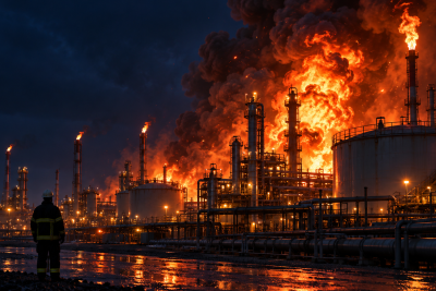 Fasilitas Minyak Aramco Arab Saudi Terbakar Hebat, Ulah Houthi?