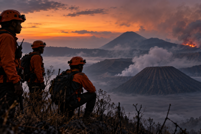 Tragedi 6 Petugas Gugur di Gunung Bromo, BNPB Evaluasi SOP Pemadaman Karhutla
