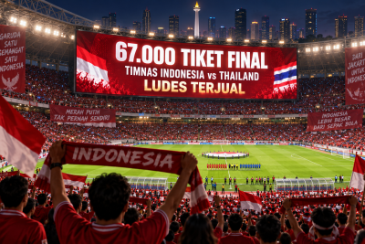 67.000 Tiket Final Timnas Indonesia vs Thailand Ludes Terjual