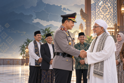 Kapolri Bertemu Ulama se-Jatim, Silaturahmi hingga Ajak Perkuat Sinergi Jaga Kamtibmas