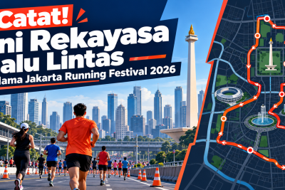 Catat! Ini Rekayasa Lalu Lintas selama Jakarta Running Festival 2026