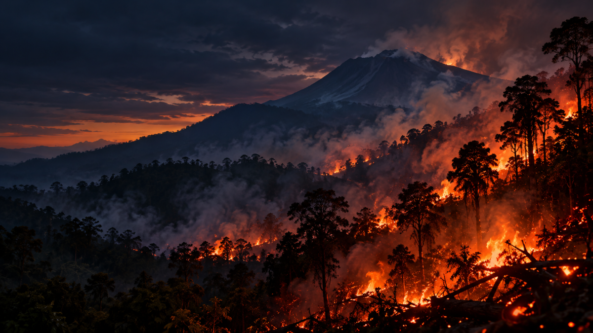 Taman Nasional Gunung Ciremai Kebakaran, Api Masih Membara hingga Sekarang!