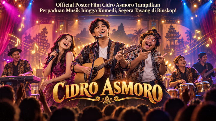 Official Poster Film Cidro Asmoro Tampilkan Perpaduan Musik hingga Komedi, Segera Tayang di Bioskop!