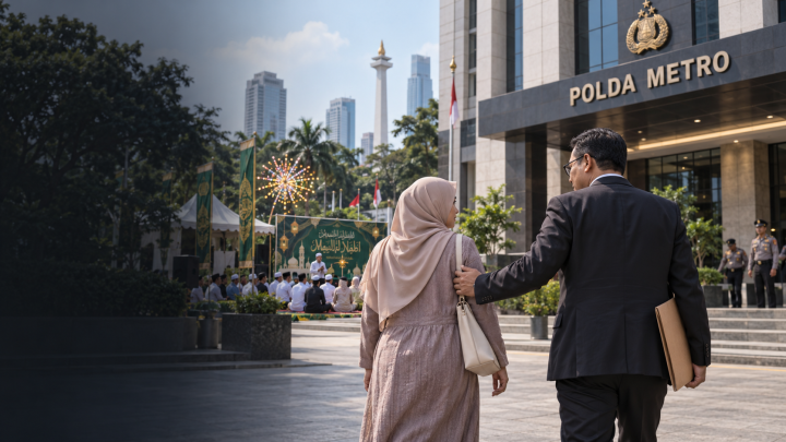 Stafsus Menag Dampingi Korban Penganiayaan Perkara Petasan Acara Maulid ke Polda Metro untuk Dapatkan Keadilan