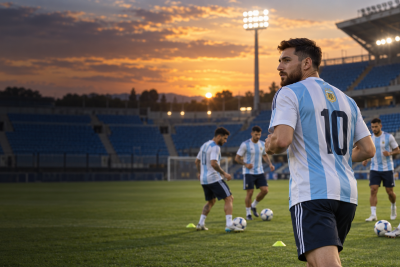 Lionel Messi Gabung Latihan Timnas Argentina, Persiapan Laga Penutup Karier