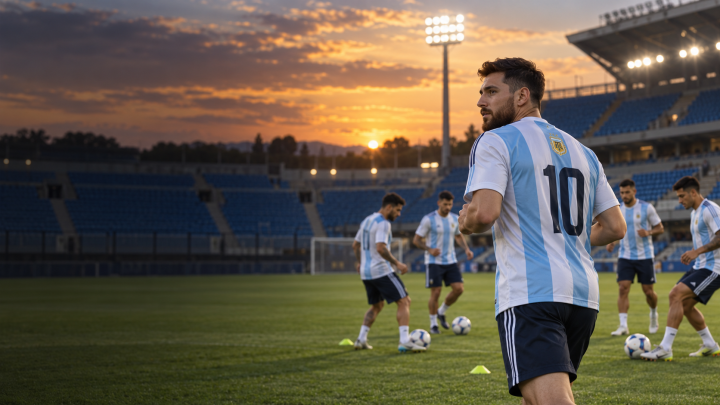 Lionel Messi Gabung Latihan Timnas Argentina, Persiapan Laga Penutup Karier