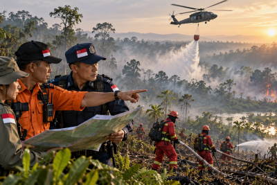 Perkuat Penanganan Karhutla, Indonesia-Singapura Sepakat Tindak Tegas Perusahaan Nakal