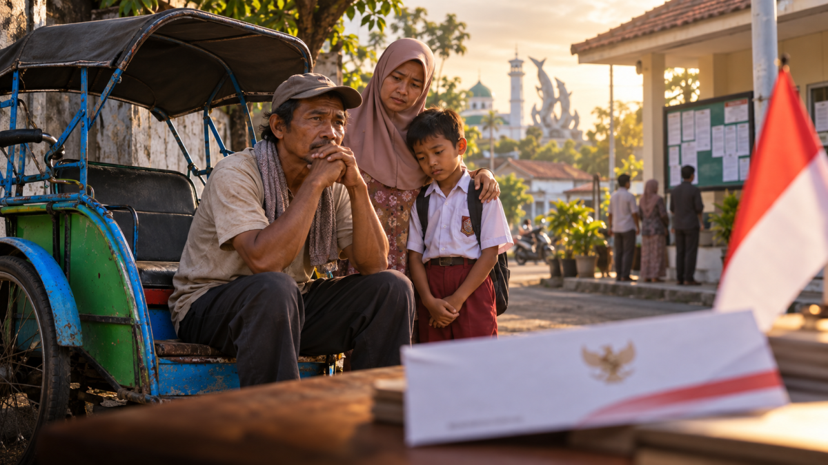 Miris! Keluarga Tukang Becak di Tuban Masuk Desil 6, Bantuan Sosial Terancam Hilang