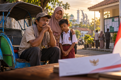 Miris! Keluarga Tukang Becak di Tuban Masuk Desil 6, Bantuan Sosial Terancam Hilang