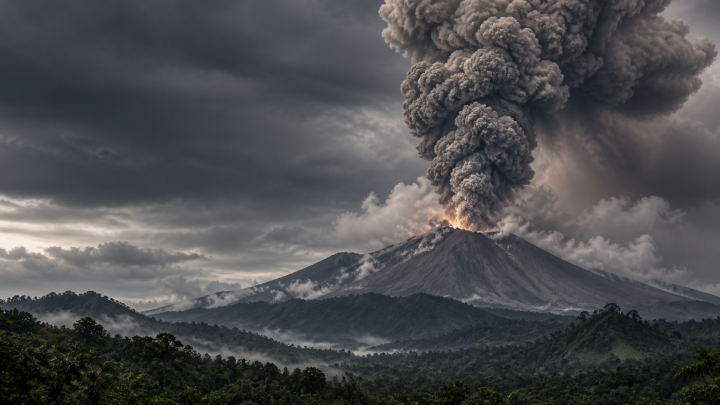Gunung Semeru Meletus, Muntahkan Kolom Abu Tebal Setinggi 700 Meter ke Langit