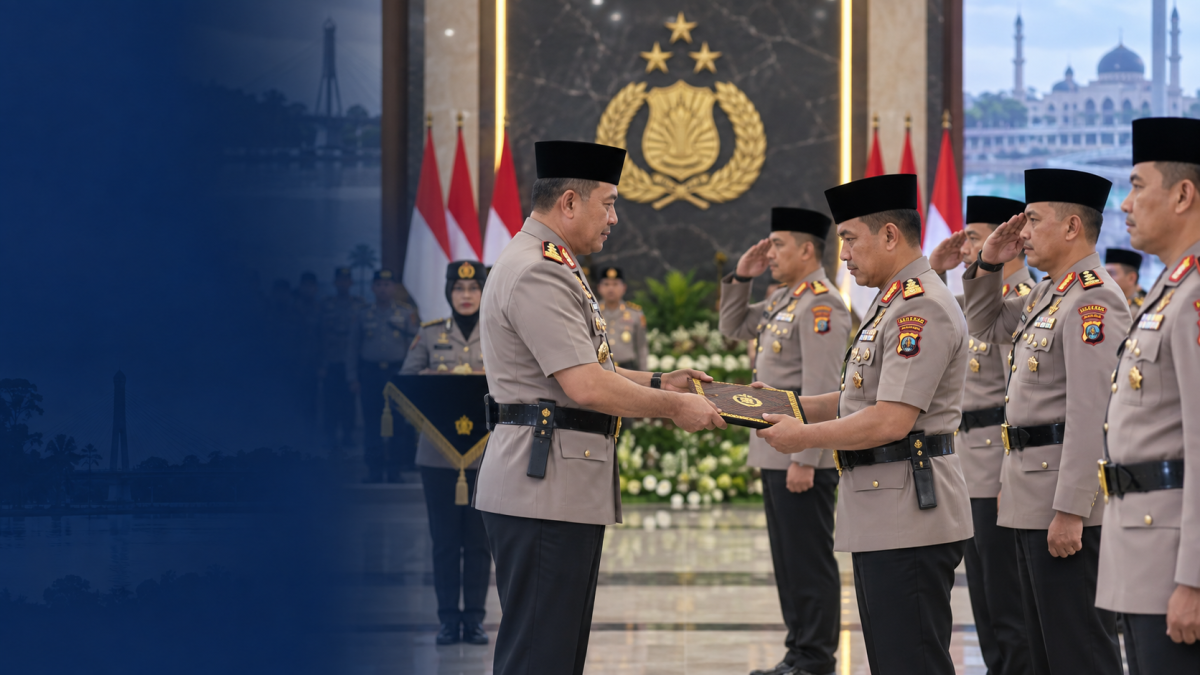 Sertijab di Polda Riau, Wakapolda dan Sejumlah Kapolres Diganti