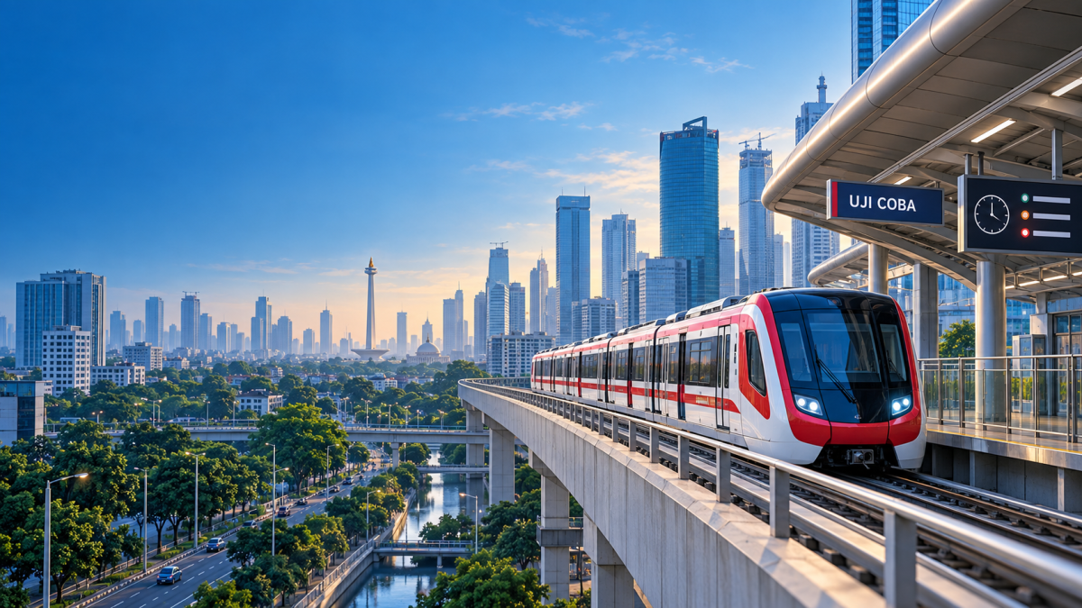 LRT Jakarta Rute Kelapa Gading-Manggarai Masuk Tahap Uji Coba, Cek Jadwalnya