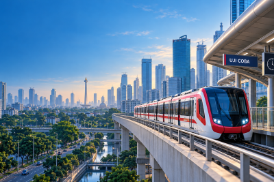 LRT Jakarta Rute Kelapa Gading-Manggarai Masuk Tahap Uji Coba, Cek Jadwalnya