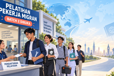 Pendaftaran Pelatihan Pekerja Migran Batch 2 Dibuka, Lulusan SMK Bisa Ikut