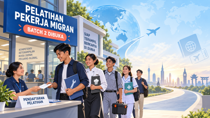 Pendaftaran Pelatihan Pekerja Migran Batch 2 Dibuka, Lulusan SMK Bisa Ikut