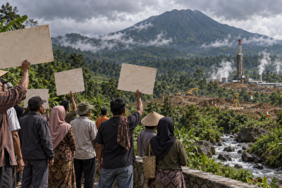 Warga Tolak Proyek Geothermal di Gunung Ungaran, Khawatir Lingkungan Rusak