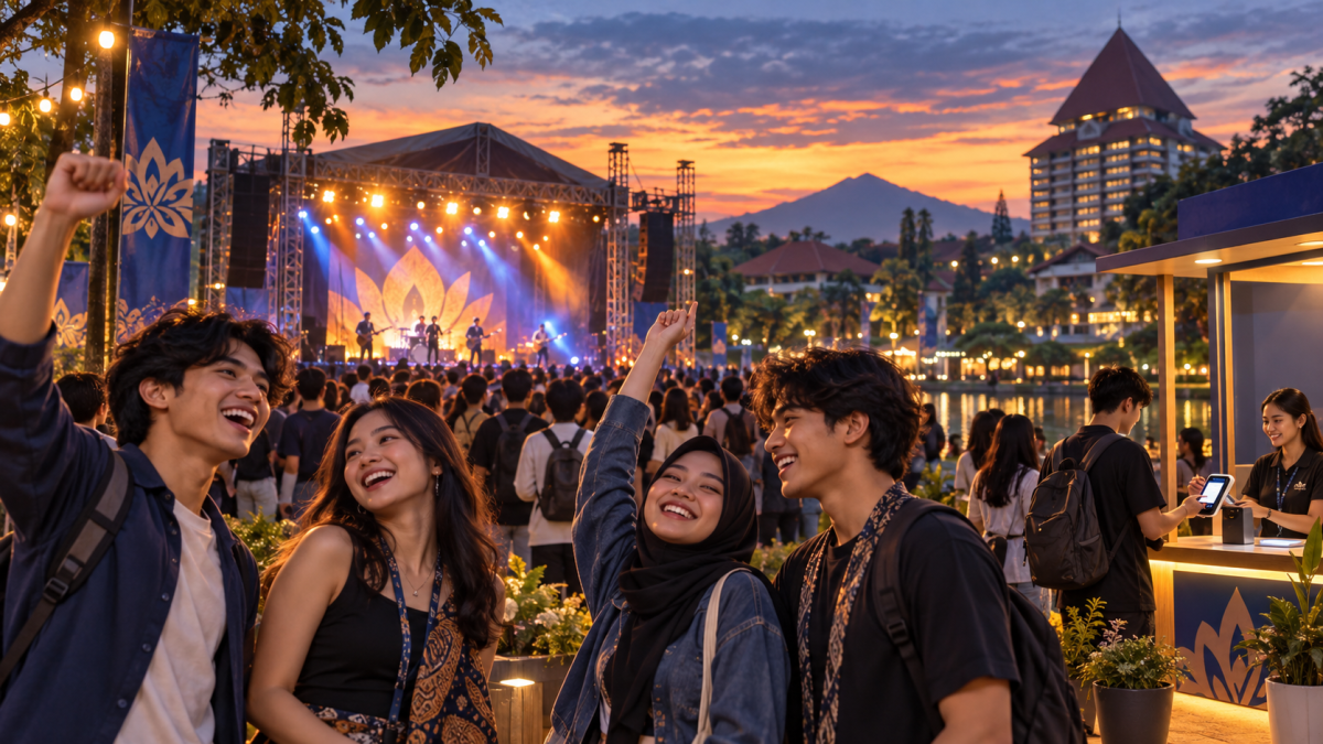 BNI Perkuat Peran sebagai Bank Sahabat Mahasiswa melalui Jatinangor Music Fest