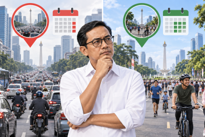 Pramono Pertimbangkan CFD di Hari Sabtu dan Minggu, tapi Tak Bisa di 2 Lokasi Bersamaan