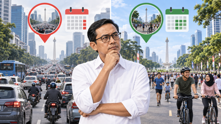 Pramono Pertimbangkan CFD di Hari Sabtu dan Minggu, tapi Tak Bisa di 2 Lokasi Bersamaan