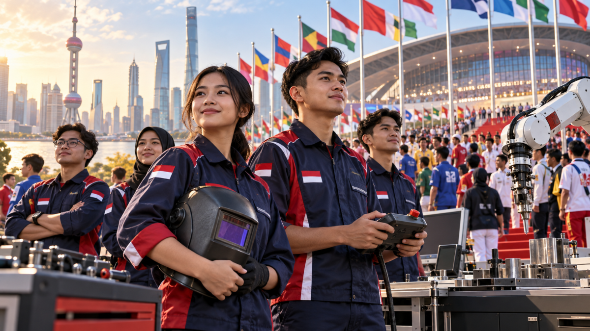 20 Talenta Vokasi Indonesia Dikirim ke China, Adu Keterampilan dengan 80 Negara