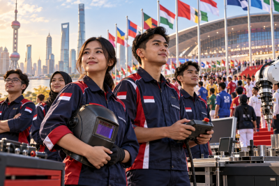 20 Talenta Vokasi Indonesia Dikirim ke China, Adu Keterampilan dengan 80 Negara