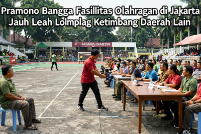 Pramono Bangga Fasilitas Olahraga di Jakarta Jauh Lebih Lengkap Ketimbang Daerah Lain