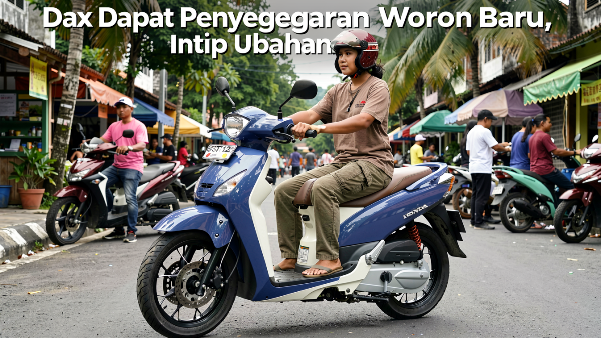 Honda ST125 Dax Dapat Penyegaran Warna Baru, Intip Ubahannya