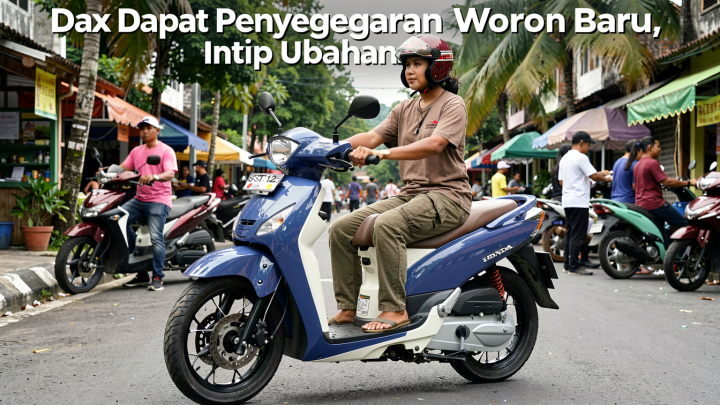 Honda ST125 Dax Dapat Penyegaran Warna Baru, Intip Ubahannya