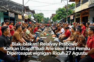 Blak-blakan! Relawan Prabowo Kaitkan Ucapan Budi Arie soal Pemilu Dipercepat dengan Ricuh 27 Agustus