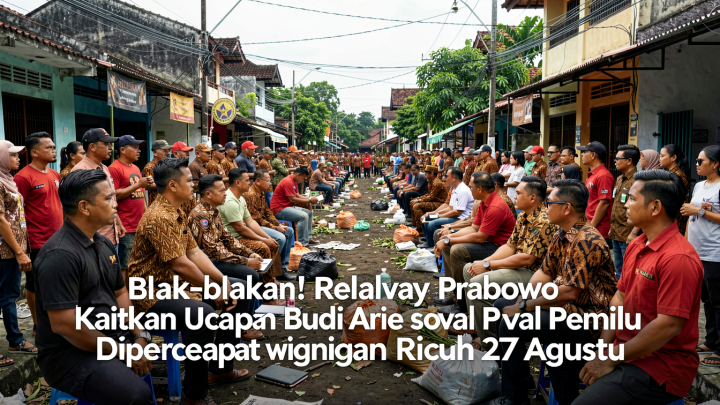 Blak-blakan! Relawan Prabowo Kaitkan Ucapan Budi Arie soal Pemilu Dipercepat dengan Ricuh 27 Agustus