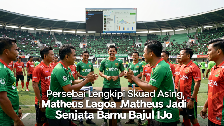 Persebaya Lengkapi Skuad Asing, Matheus Lagoa Jadi Senjata Baru Bajul Ijo