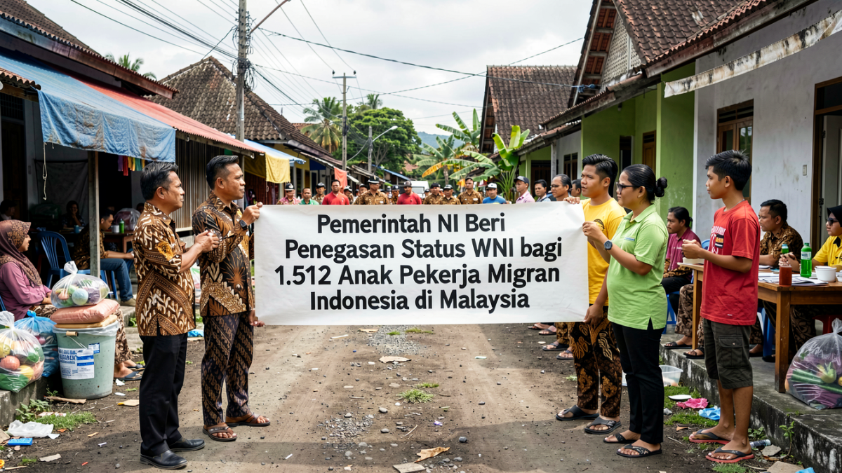 Pemerintah RI Beri Penegasan Status WNI bagi 1.512 Anak Pekerja Migran Indonesia di Malaysia