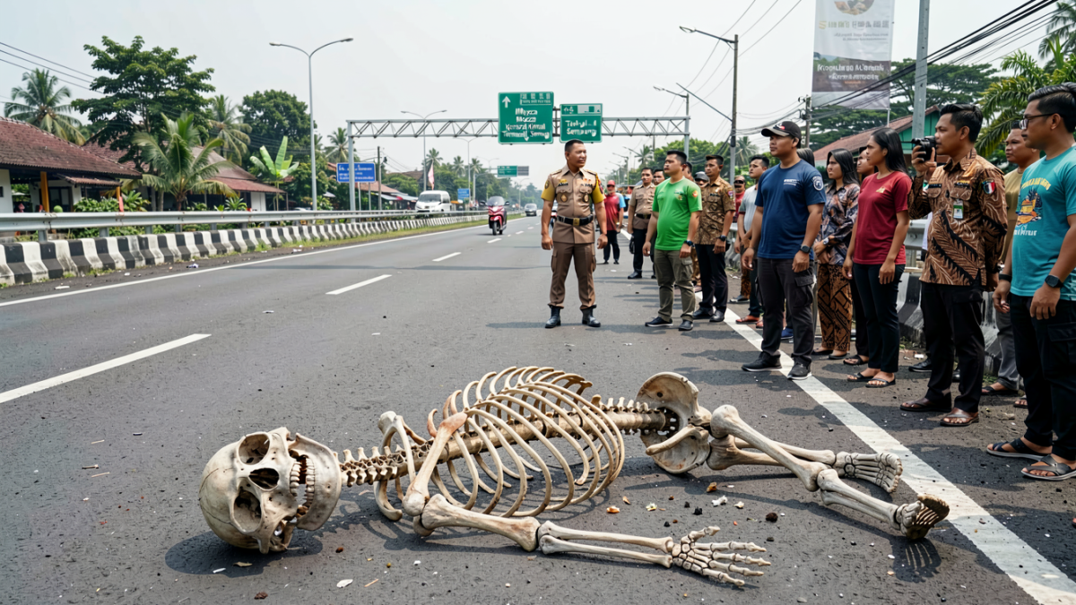 Kronologi Mayat Mozza Ditemukan Tinggal Kerangka di Tol Jangli Semarang