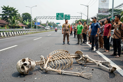 Kronologi Mayat Mozza Ditemukan Tinggal Kerangka di Tol Jangli Semarang