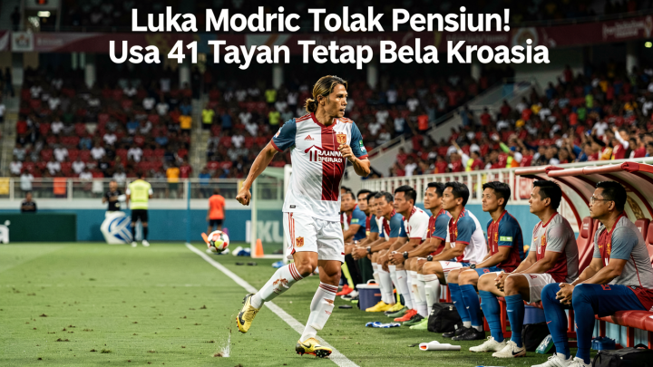 Luka Modric Tolak Pensiun! Usia 41 Tahun Tetap Bela Kroasia