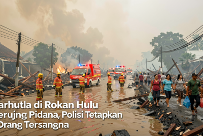 Karhutla di Rokan Hulu Berujung Pidana, Polisi Tetapkan 1 Orang Tersangka