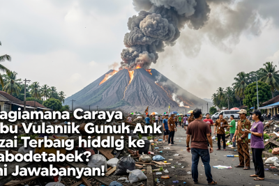 Bagaimana Caranya Abu Vulkanik Gunung Anak Krakatau Bisa Terbang hingga ke Jabodetabek? Ini Jawabannya!
