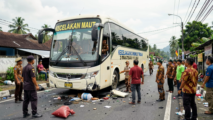 Kecelakaan Maut Bus Penumpang di Mamuju Tengah, 2 Orang Tewas dan 10 Luka