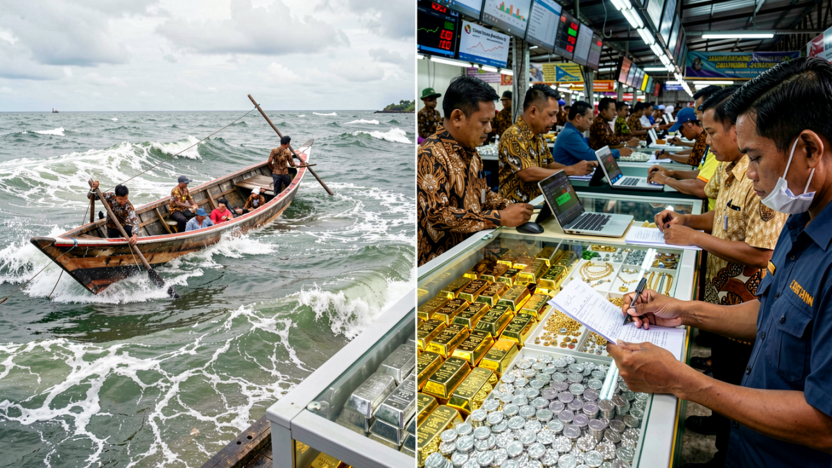 Kecelakaan Perahu Ketinting Terbalik Dihantam Ombak di Asmat, 7 Orang Hilang