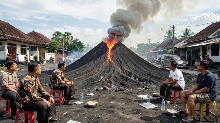 Pemprov DKI Terapkan PJJ Mulai Besok Imbas Abu Vulkanik Gunung Anak Krakatau