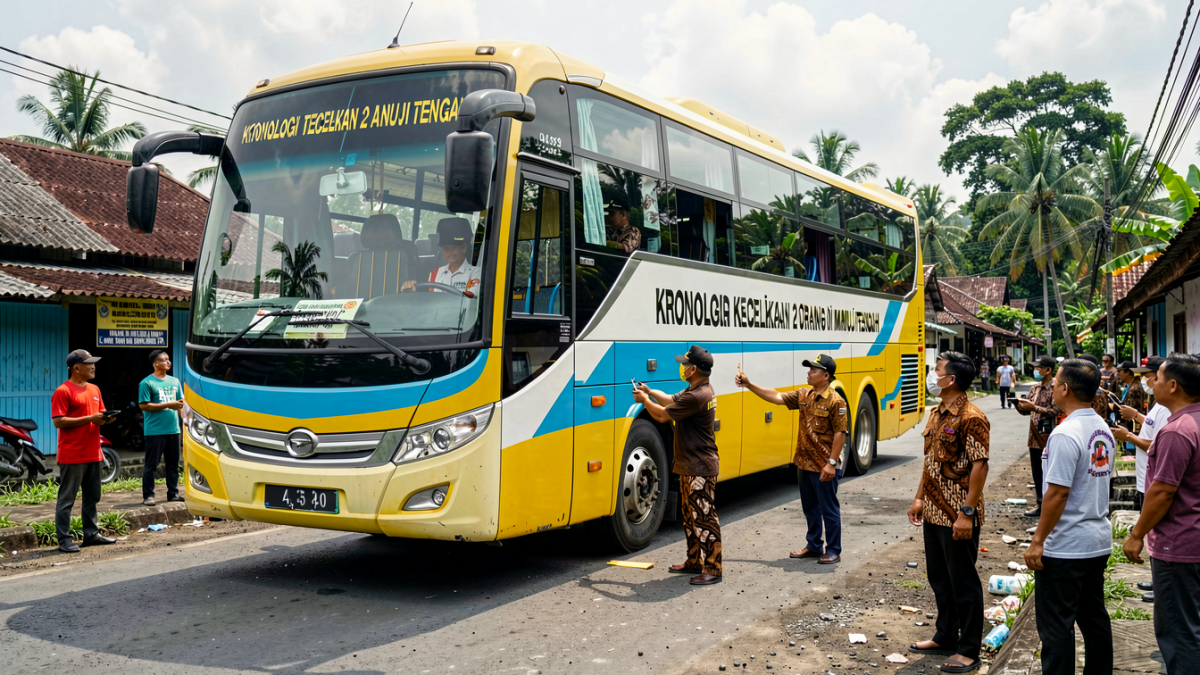 Kronologi Kecelakaan Bus Tewaskan 2 Orang di Mamuju Tengah, Diduga akibat Rem Blong