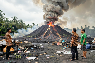 IDAI Keluarkan Peringatan Bahaya Abu Vulkanik Erupsi Gunung Anak Krakatau, Ini Pernyataannya!